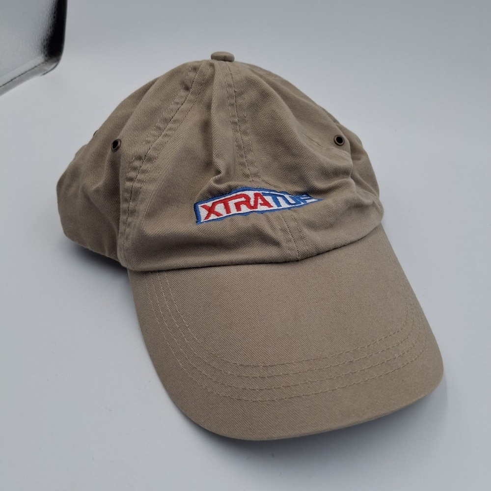 XTRATUF Hat Cap Tan Khaki Embroidered Logo Anvil 100% Cotton‎ Adjustable Dad Hat